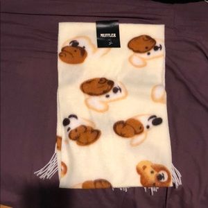 Soft Dog Print Scarf
